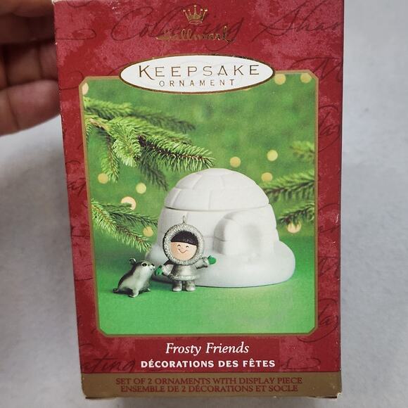 2000 Hallmark Keepsake Ornament FROSTY FRIENDS - NIB - Picture 2 of 4